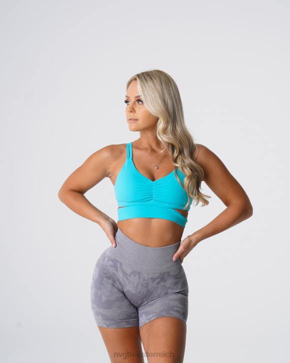 Fitness Frauen NVGTN 6J66101 Aqua Dreh-BH