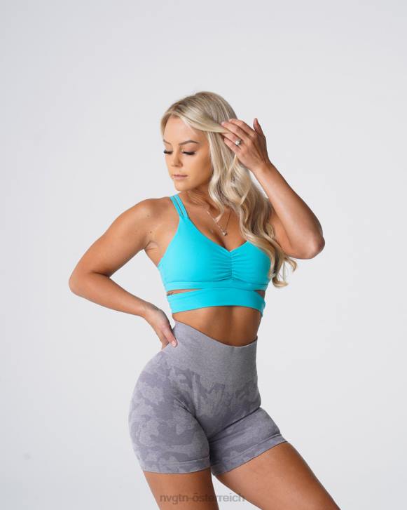 Fitness Frauen NVGTN 6J66101 Aqua Dreh-BH