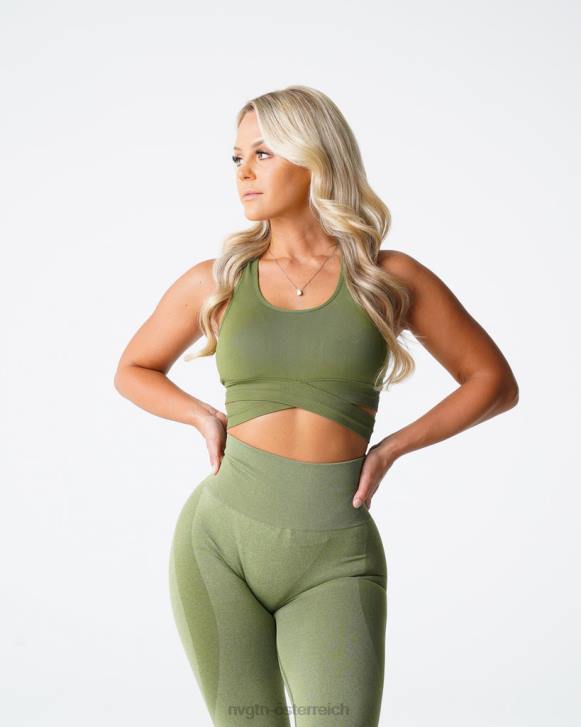 Fitness Frauen NVGTN 6J66146 Wiese Nahtloses BH-Oberteil formen