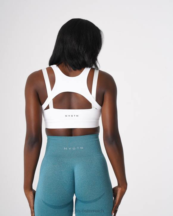Fitness Frauen NVGTN 6J66151 Weiß Apex-BH