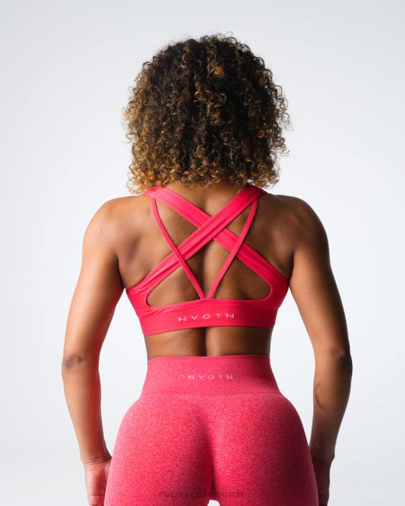 Fitness Frauen NVGTN 6J6615 kandierter Apfel Inspire nahtloser BH