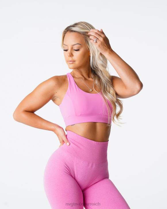 Fitness Frauen NVGTN 6J66171 Kaugummi rosa BH zum Enthüllen