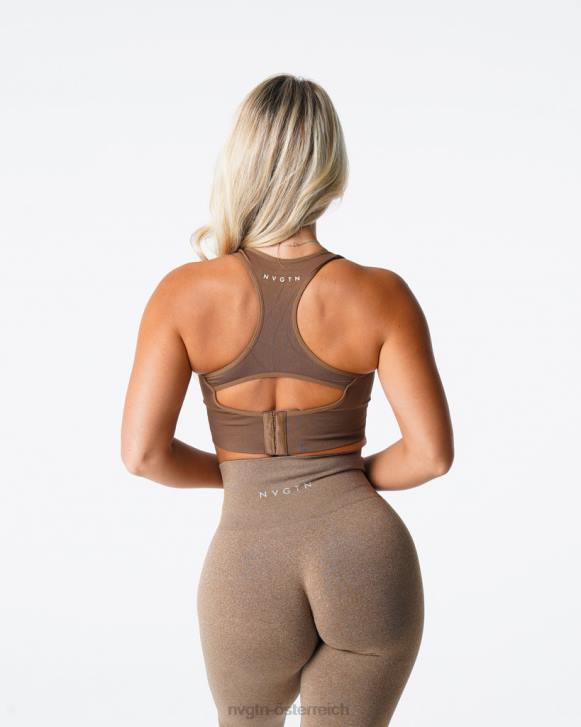 Fitness Frauen NVGTN 6J66178 Mokka Ignite nahtloser BH