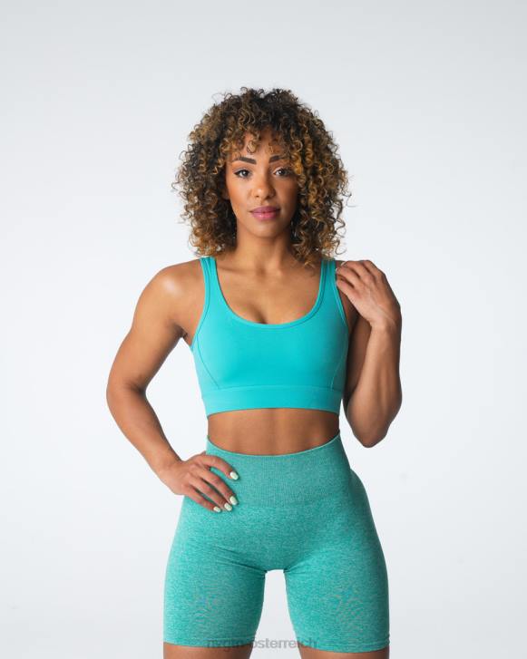 Fitness Frauen NVGTN 6J66180 Türkis Allure-BH