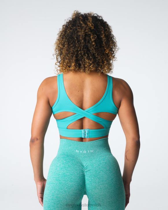 Fitness Frauen NVGTN 6J66180 Türkis Allure-BH