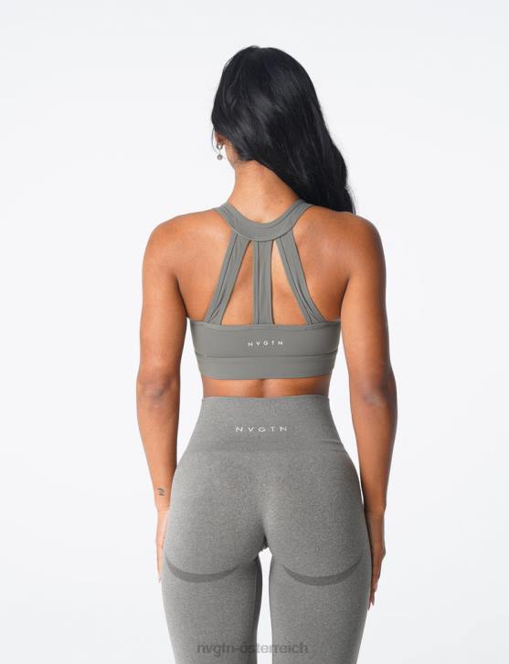 Fitness Frauen NVGTN 6J66190 Khakigrün Trio-BH