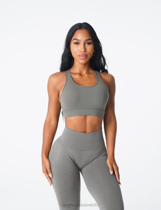 Fitness Frauen NVGTN 6J66190 Khakigrün Trio-BH