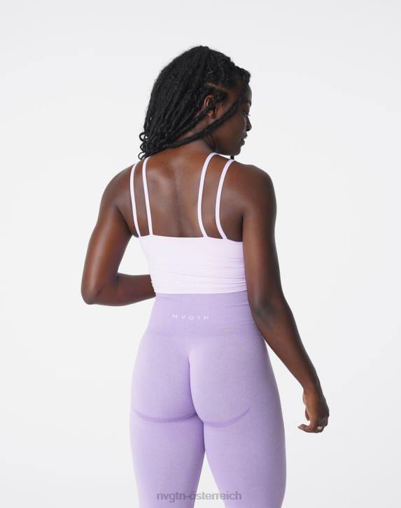 Fitness Frauen NVGTN 6J66192 Lavendel Poise-BH-Oberteil