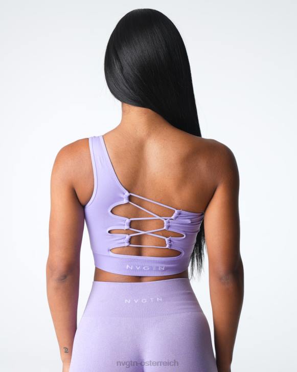 Fitness Frauen NVGTN 6J6620 lila Nahtloser BH „Passion“.