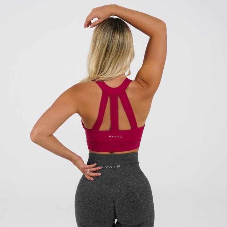 Fitness Frauen NVGTN 6J66301 Beere Trio-BH