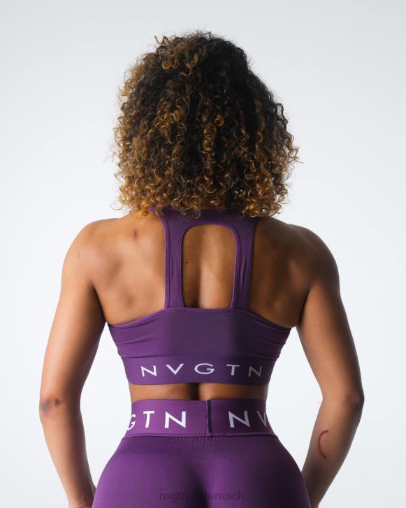 Fitness Frauen NVGTN 6J6633 Amethyst Trilogy Sport nahtloser BH