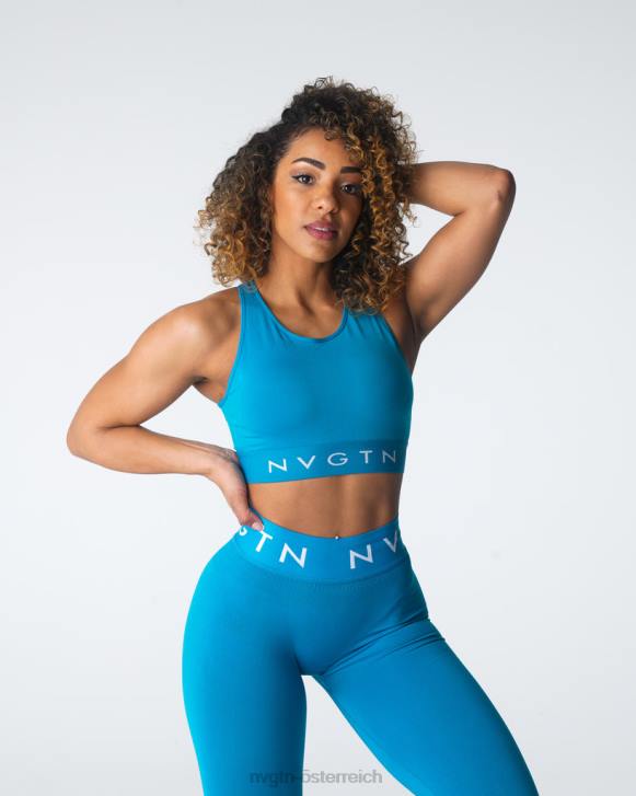 Fitness Frauen NVGTN 6J6635 Lagune Trilogy Sport nahtloser BH