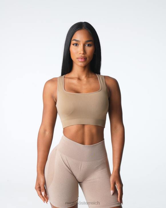 Fitness Frauen NVGTN 6J663 Beige empower nahtloser BH