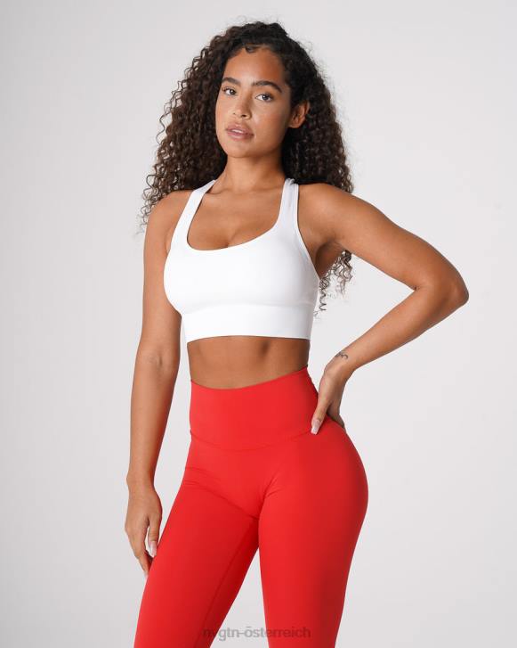 Fitness Frauen NVGTN 6J6641 Weiß Ignite nahtloser BH