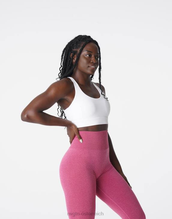 Fitness Frauen NVGTN 6J6651 Weiß BH zum Enthüllen
