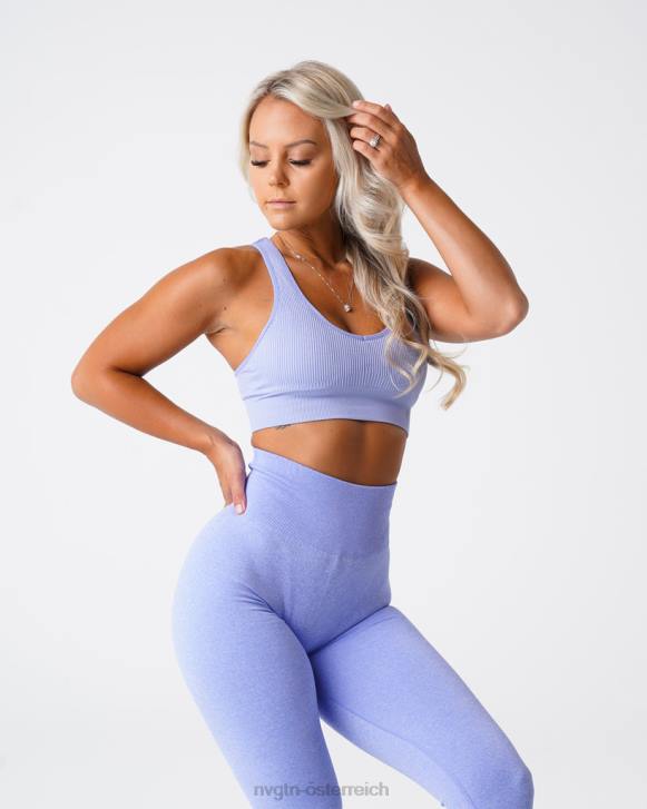 Fitness Frauen NVGTN 6J6661 Immergrün Galaxie gerippter nahtloser BH