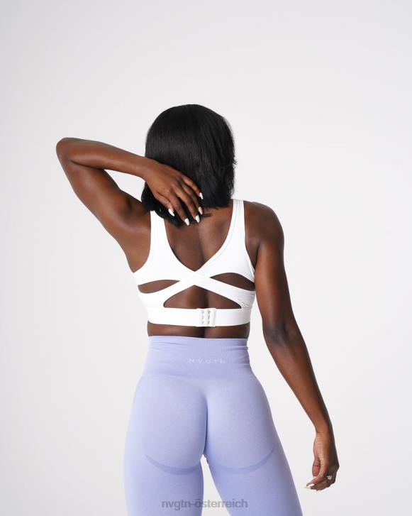 Fitness Frauen NVGTN 6J6691 Weiß Allure-BH