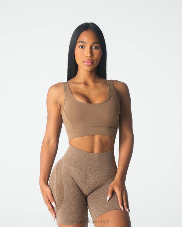 Fitness Frauen NVGTN 6J6692 Mokka Allure-BH