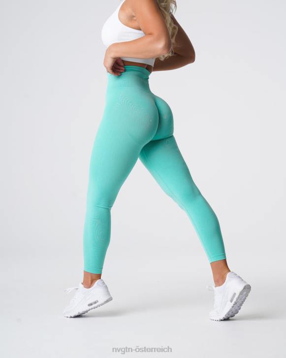 Fitness Frauen NVGTN 6J66531 Minze Konturnahtlose Leggings