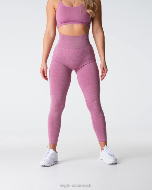 Fitness Frauen NVGTN 6J66539 Pastellrosa Nahtlose Scrunch-Leggings
