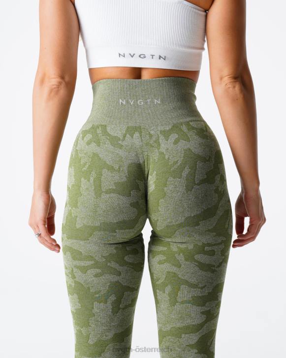 Fitness Frauen NVGTN 6J66548 Wiese Nahtlose Camo-Leggings
