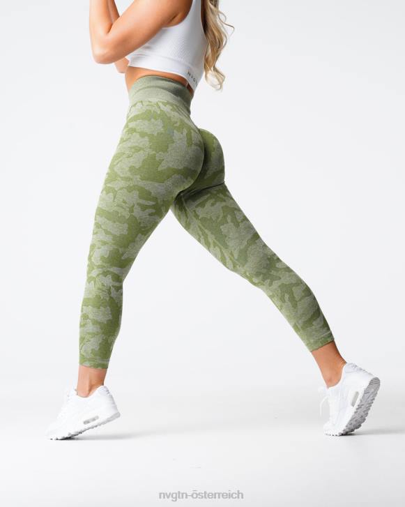Fitness Frauen NVGTN 6J66548 Wiese Nahtlose Camo-Leggings