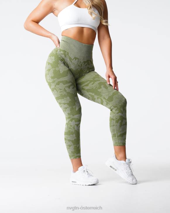 Fitness Frauen NVGTN 6J66548 Wiese Nahtlose Camo-Leggings