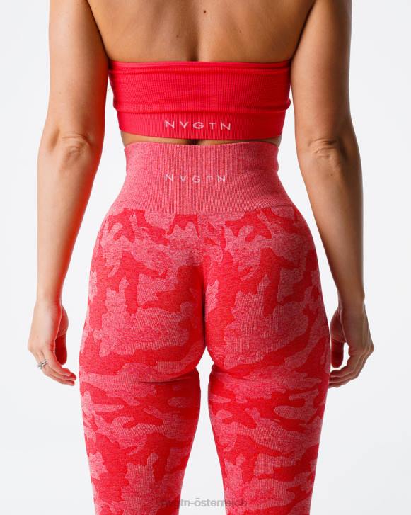 Fitness Frauen NVGTN 6J66549 kandierter Apfel Nahtlose Camo-Leggings