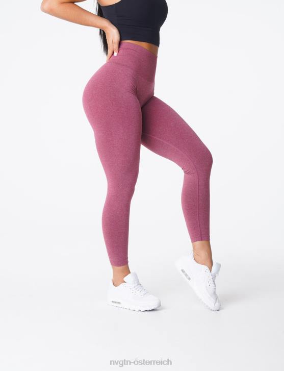 Fitness Frauen NVGTN 6J66580 kastanienbraun Nahtlose NV-Leggings