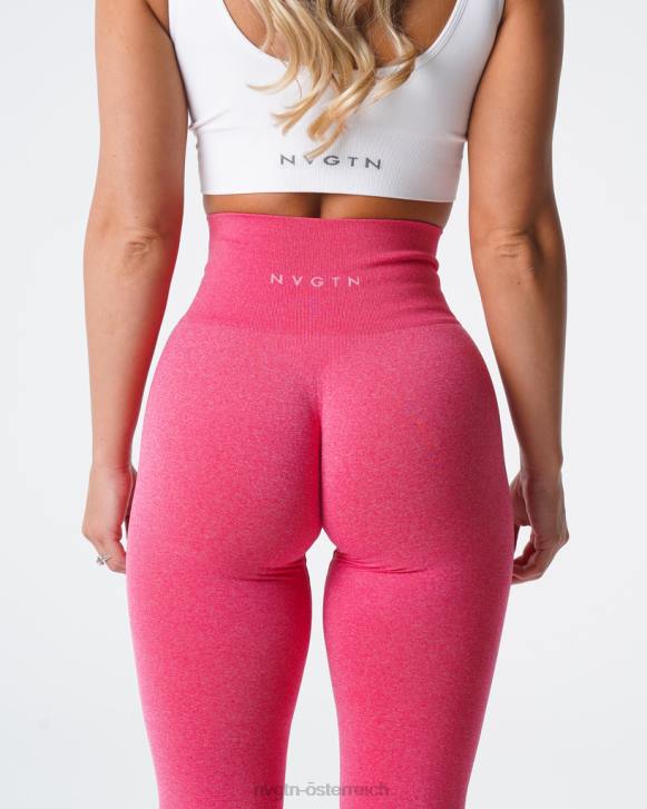 Fitness Frauen NVGTN 6J66590 heißes Rosa Nahtlose NV-Leggings