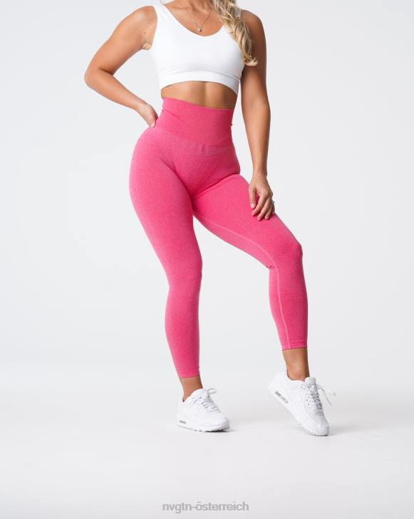 Fitness Frauen NVGTN 6J66590 heißes Rosa Nahtlose NV-Leggings