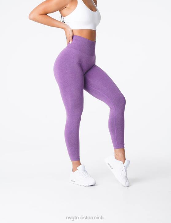 Fitness Frauen NVGTN 6J66599 violett Nahtlose NV-Leggings