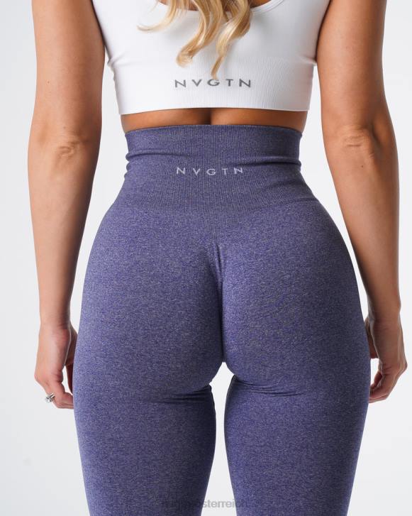 Fitness Frauen NVGTN 6J66605 Indigo Nahtlose NV-Leggings