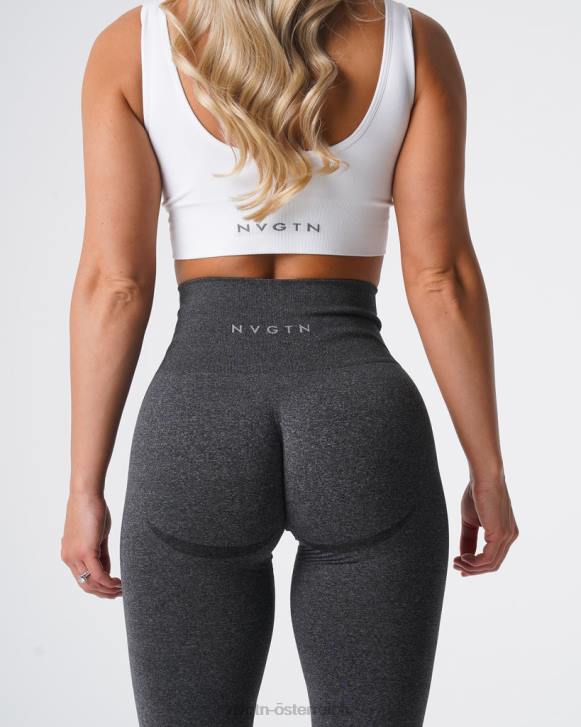 Fitness Frauen NVGTN 6J66610 schwarz gesprenkelt Nahtlose Leggings mit Kurven