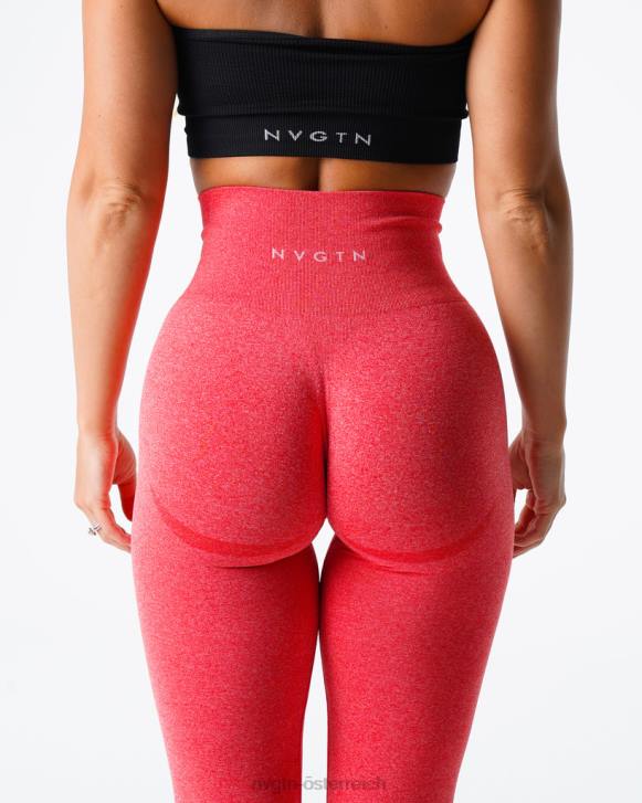 Fitness Frauen NVGTN 6J66621 kandierter Apfel Nahtlose Leggings mit Kurven