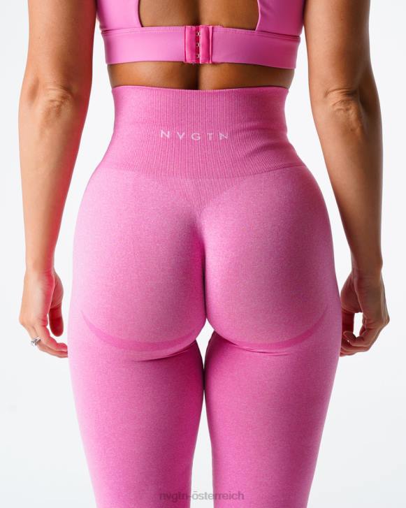 Fitness Frauen NVGTN 6J66627 Kaugummi rosa Nahtlose Leggings mit Kurven