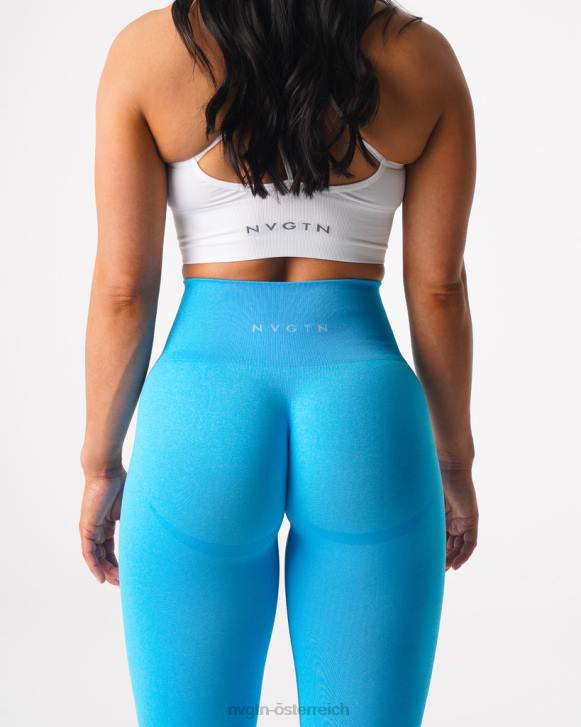 Fitness Frauen NVGTN 6J66637 Aqua Nahtlose Leggings mit Kurven