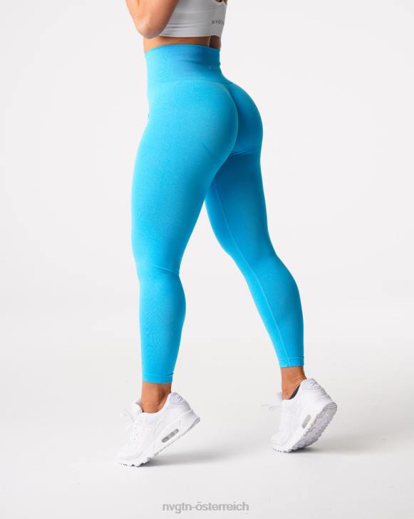 Fitness Frauen NVGTN 6J66637 Aqua Nahtlose Leggings mit Kurven