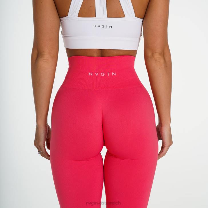 Fitness Frauen NVGTN 6J66694 hawaiianisches Rosa Solide nahtlose Leggings
