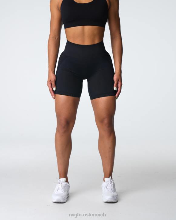 Fitness Frauen NVGTN 6J66316 Schwarz Kontur 2.0 nahtlose Shorts