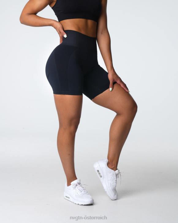 Fitness Frauen NVGTN 6J66316 Schwarz Kontur 2.0 nahtlose Shorts