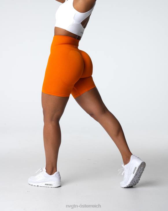Fitness Frauen NVGTN 6J66318 Mandarin Kontur 2.0 nahtlose Shorts