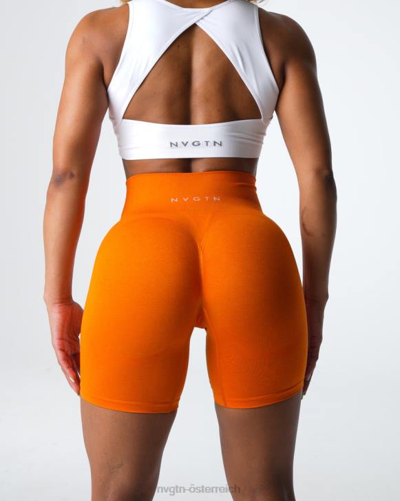 Fitness Frauen NVGTN 6J66318 Mandarin Kontur 2.0 nahtlose Shorts