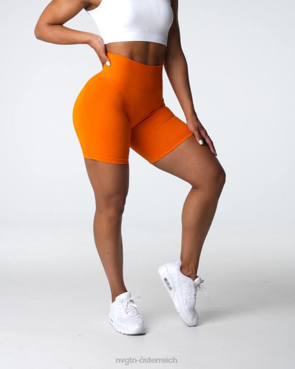 Fitness Frauen NVGTN 6J66318 Mandarin Kontur 2.0 nahtlose Shorts