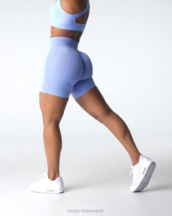 Fitness Frauen NVGTN 6J66341 Immergrün Konturnahtlose Shorts