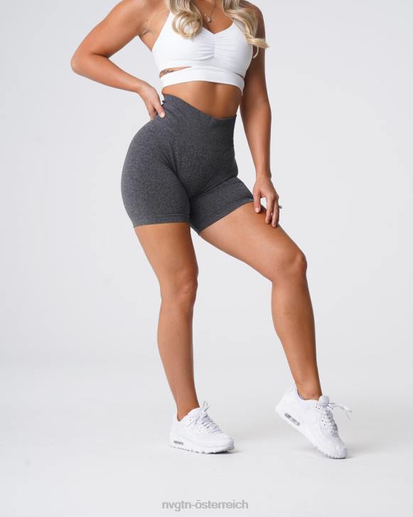 Fitness Frauen NVGTN 6J66357 schwarz gesprenkelt Pro nahtlose Shorts