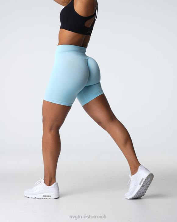 Fitness Frauen NVGTN 6J66360 pastellblau Pro nahtlose Shorts