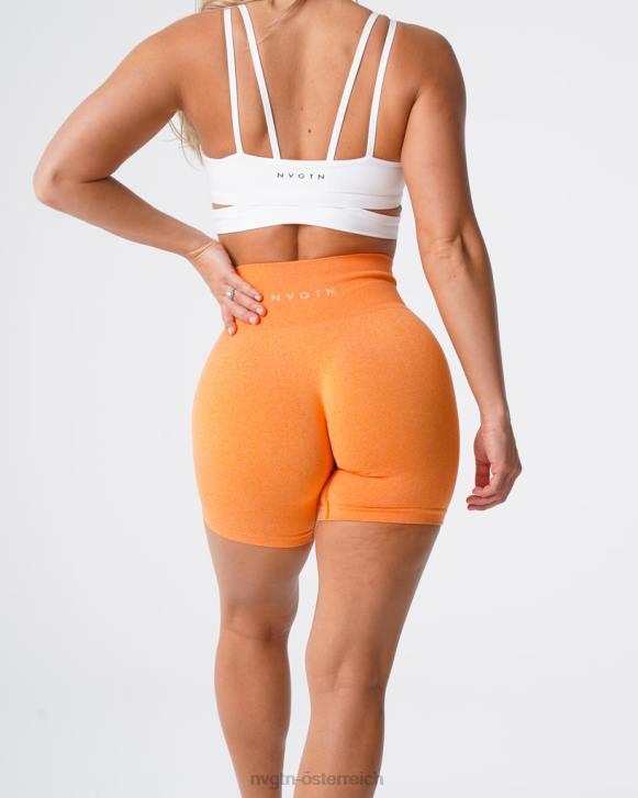 Fitness Frauen NVGTN 6J66382 Sonnenuntergangsorange Pro nahtlose Shorts