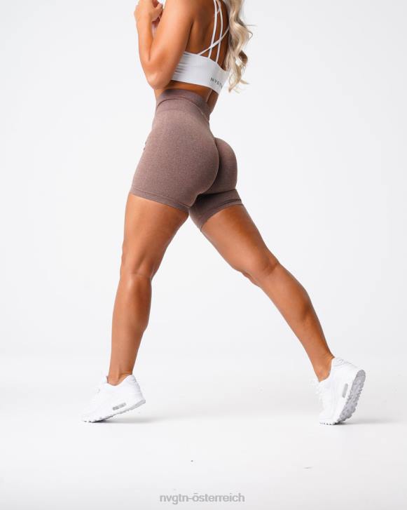 Fitness Frauen NVGTN 6J66388 Kakao Pro nahtlose Shorts