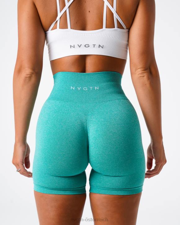 Fitness Frauen NVGTN 6J66390 Türkis Pro nahtlose Shorts
